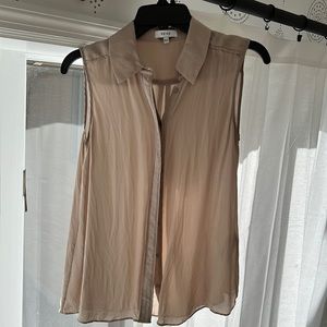Silk Reiss sleeveless blouse